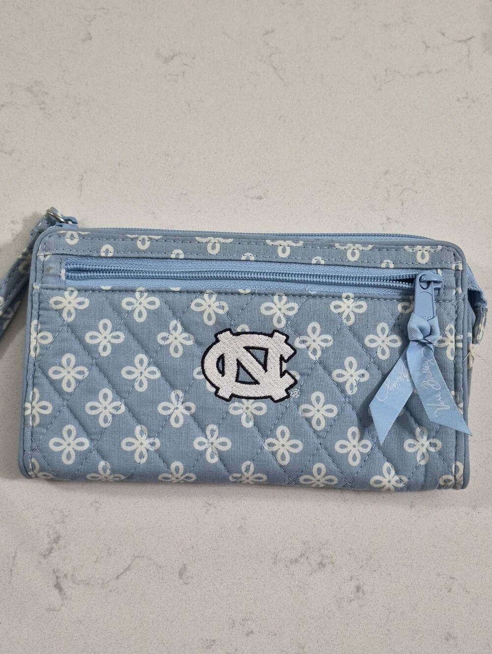 UNC Quilted Vera Bradley Light Blue Women's Wallet